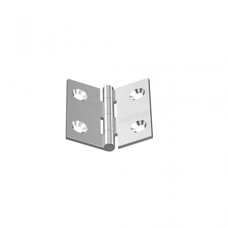 NICKEL PLATED BRASS FLAT HINGE 30x30 ITALY